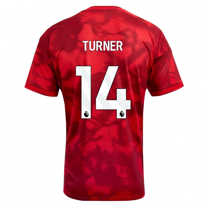 Danxen Kinder Luca Turner #14 Karmesin Weiß Heimtrikot Trikot 2026/27 T-Shirt Österreich
