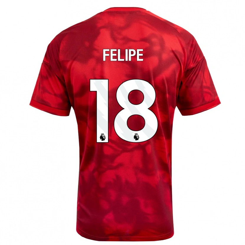 Danxen Kinder Felipe #18 Karmesin Weiß Heimtrikot Trikot 2026/27 T-Shirt Österreich