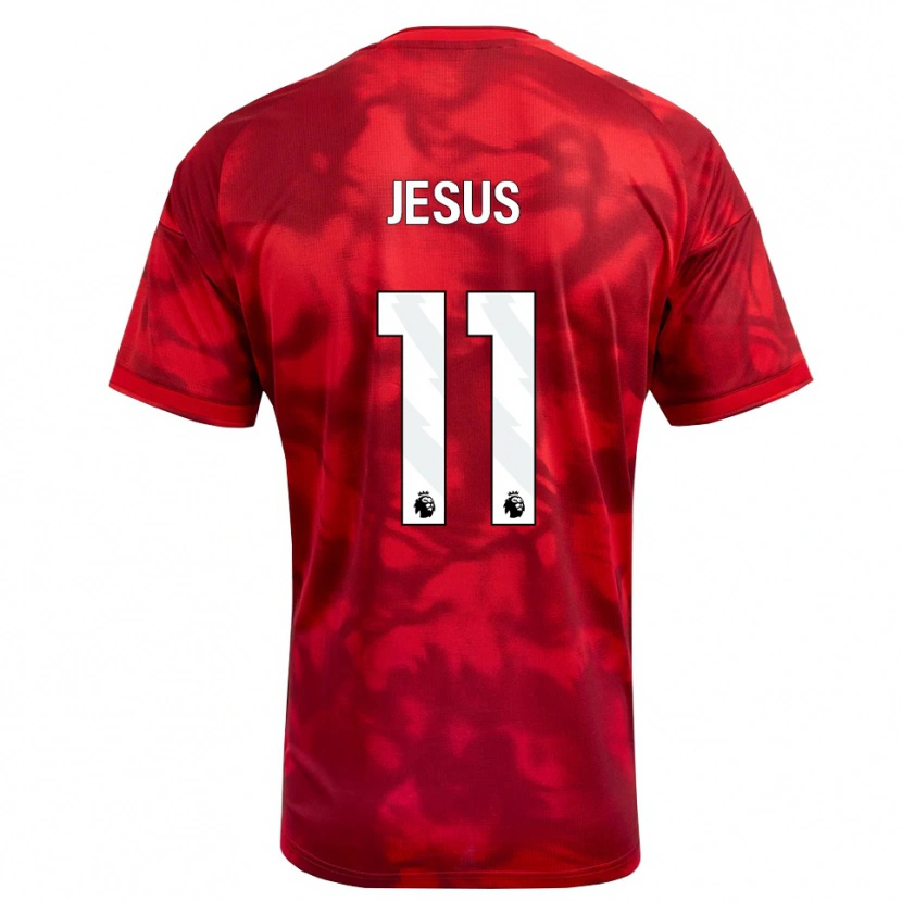 Danxen Kinder Igor Jesus #11 Karmesin Weiß Heimtrikot Trikot 2026/27 T-Shirt Österreich