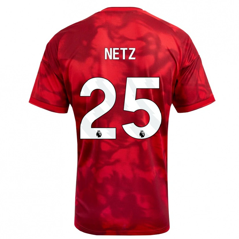 Danxen Kinder Luca Netz #25 Karmesin Weiß Heimtrikot Trikot 2026/27 T-Shirt Österreich