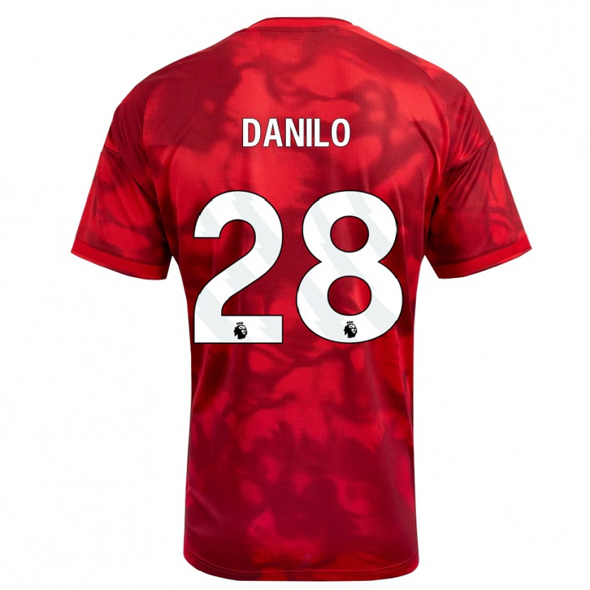 Danxen Kinder Danilo #28 Karmesin Weiß Heimtrikot Trikot 2026/27 T-Shirt Österreich