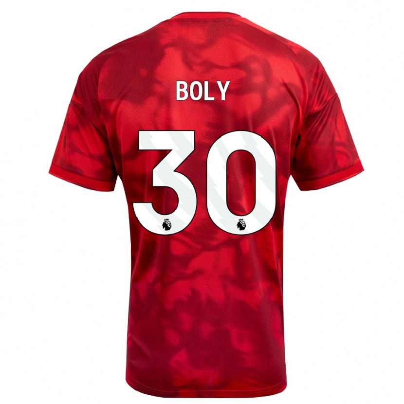 Danxen Kinder Willy Boly #30 Karmesin Weiß Heimtrikot Trikot 2026/27 T-Shirt Österreich