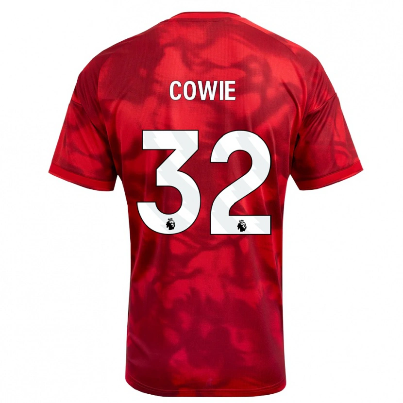 Danxen Kinder Abi Cowie #32 Karmesin Weiß Heimtrikot Trikot 2026/27 T-Shirt Österreich