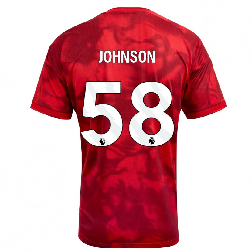 Danxen Kinder Pharrell Johnson #58 Karmesin Weiß Heimtrikot Trikot 2026/27 T-Shirt Österreich