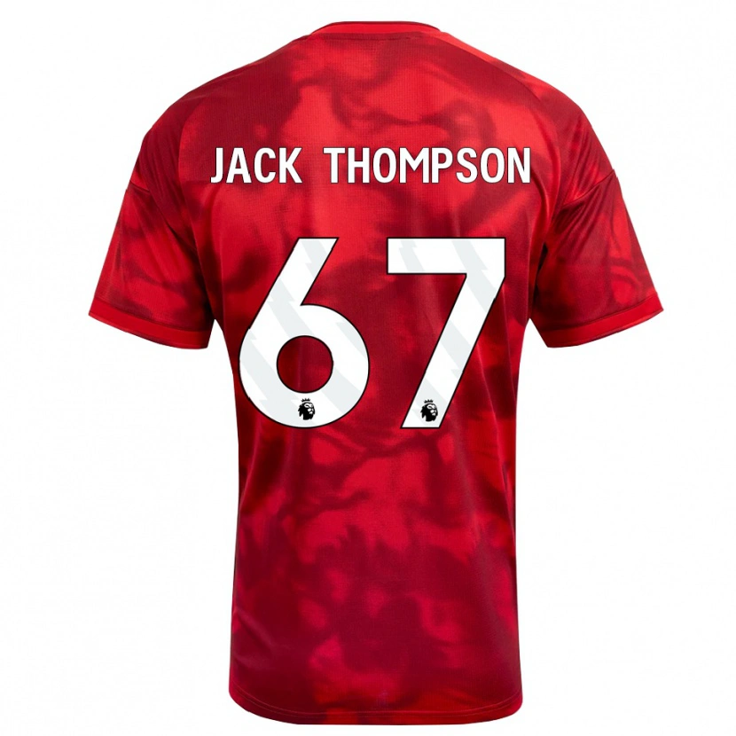 Danxen Kinder Jack Thompson #67 Karmesin Weiß Heimtrikot Trikot 2026/27 T-Shirt Österreich