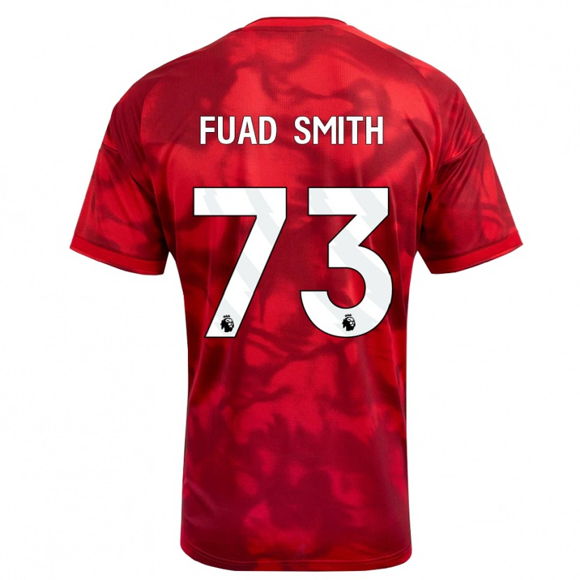 Danxen Kinder Fuad Smith #73 Karmesin Weiß Heimtrikot Trikot 2026/27 T-Shirt Österreich