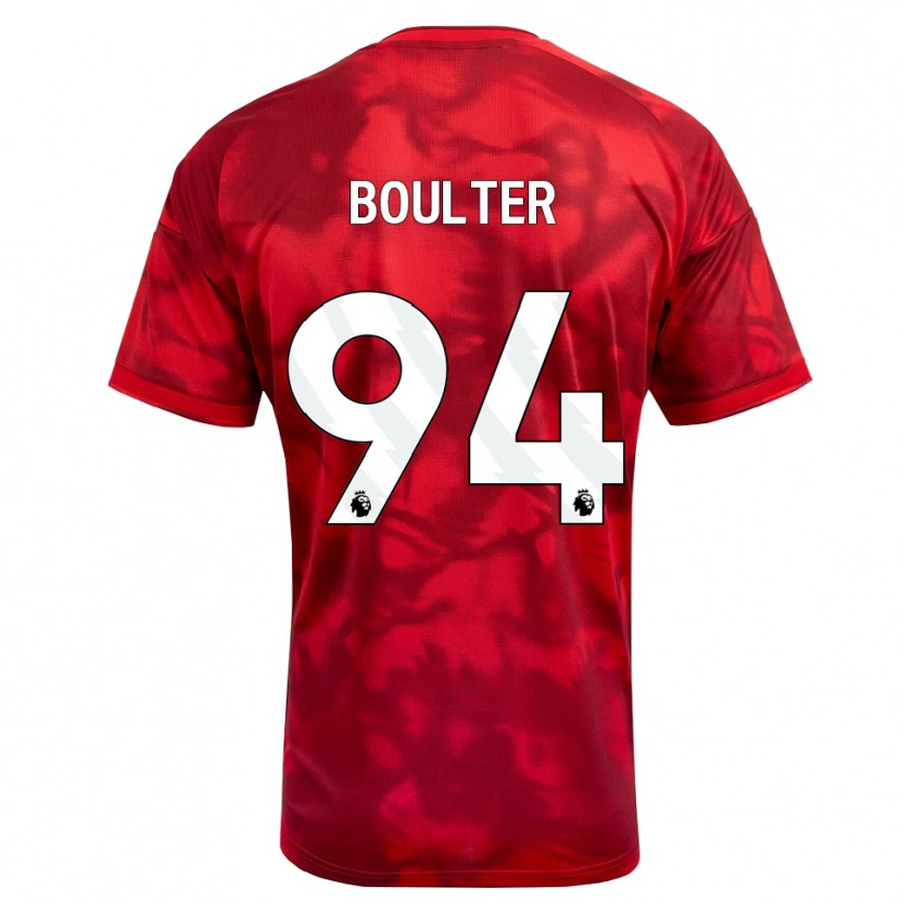 Danxen Kinder Evan Boulter #94 Karmesin Weiß Heimtrikot Trikot 2026/27 T-Shirt Österreich