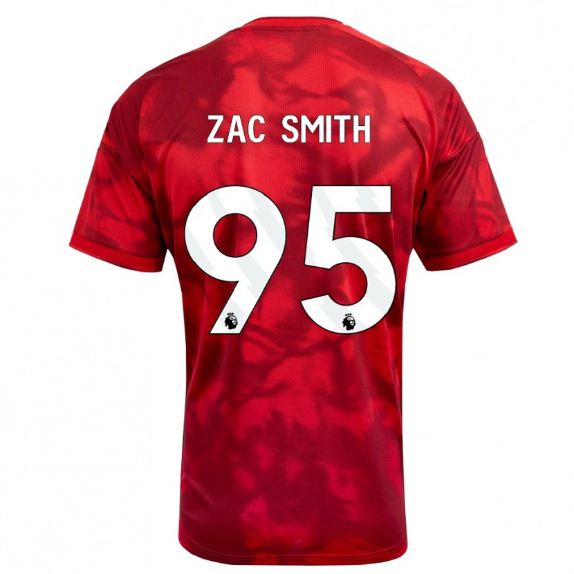Danxen Kinder Zac Smith #95 Karmesin Weiß Heimtrikot Trikot 2026/27 T-Shirt Österreich
