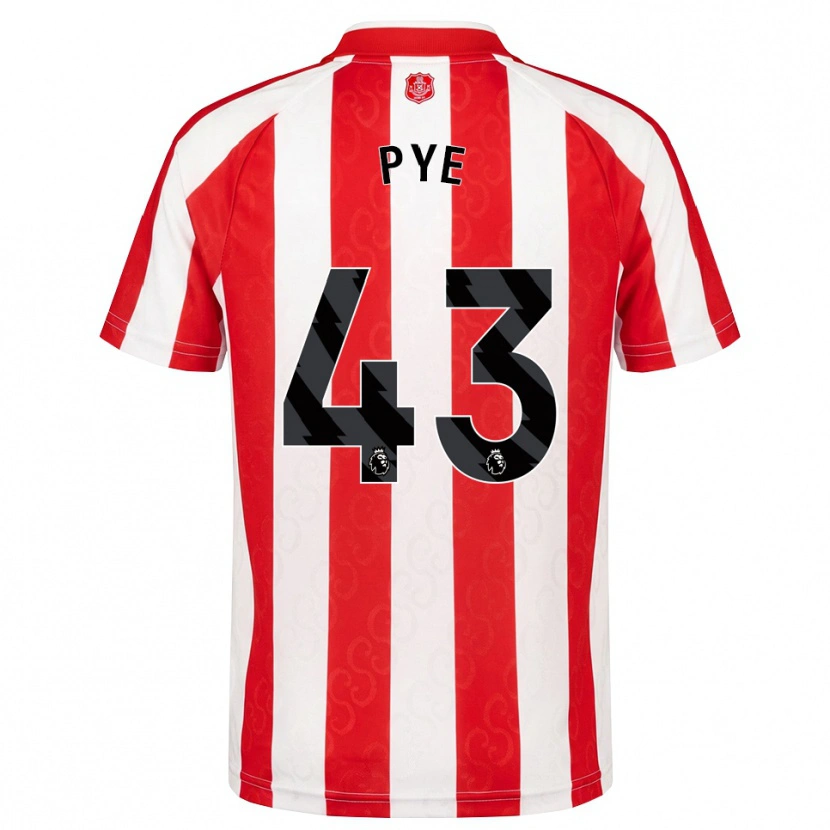 Danxen Kinder Connor Pye #43 Rot Weiß Schwarz Heimtrikot Trikot 2026/27 T-Shirt Österreich