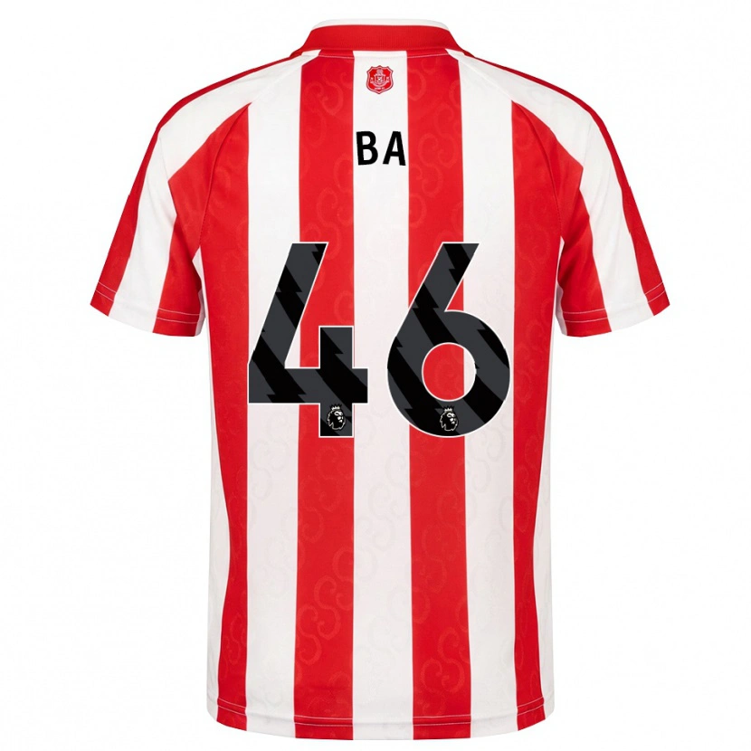 Danxen Kinder Abdoullah Ba #46 Rot Weiß Schwarz Heimtrikot Trikot 2026/27 T-Shirt Österreich