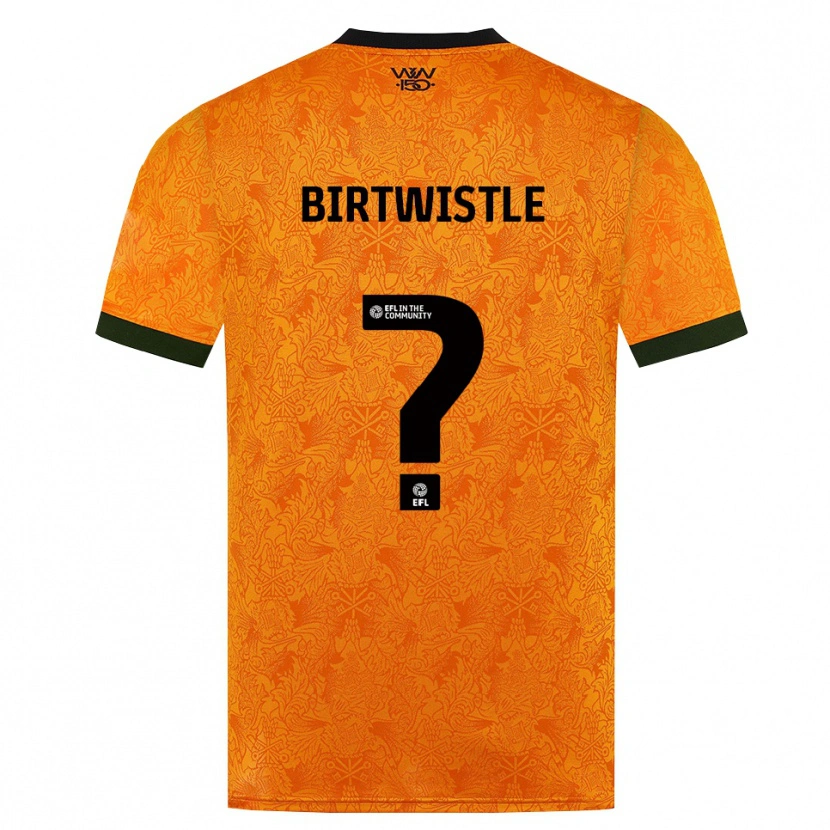 Danxen Kinder Harry Birtwistle #0 Orange Schwarz Heimtrikot Trikot 2026/27 T-Shirt Österreich