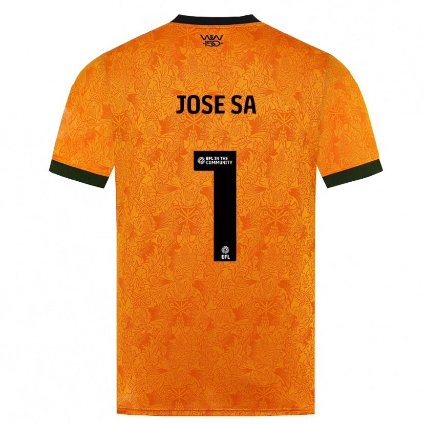 Danxen Kinder José Sá #1 Orange Schwarz Heimtrikot Trikot 2026/27 T-Shirt Österreich