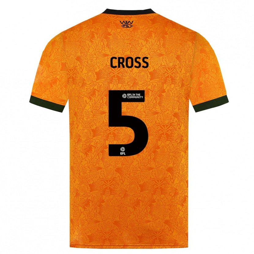 Danxen Kinder Emma Cross #5 Orange Schwarz Heimtrikot Trikot 2026/27 T-Shirt Österreich