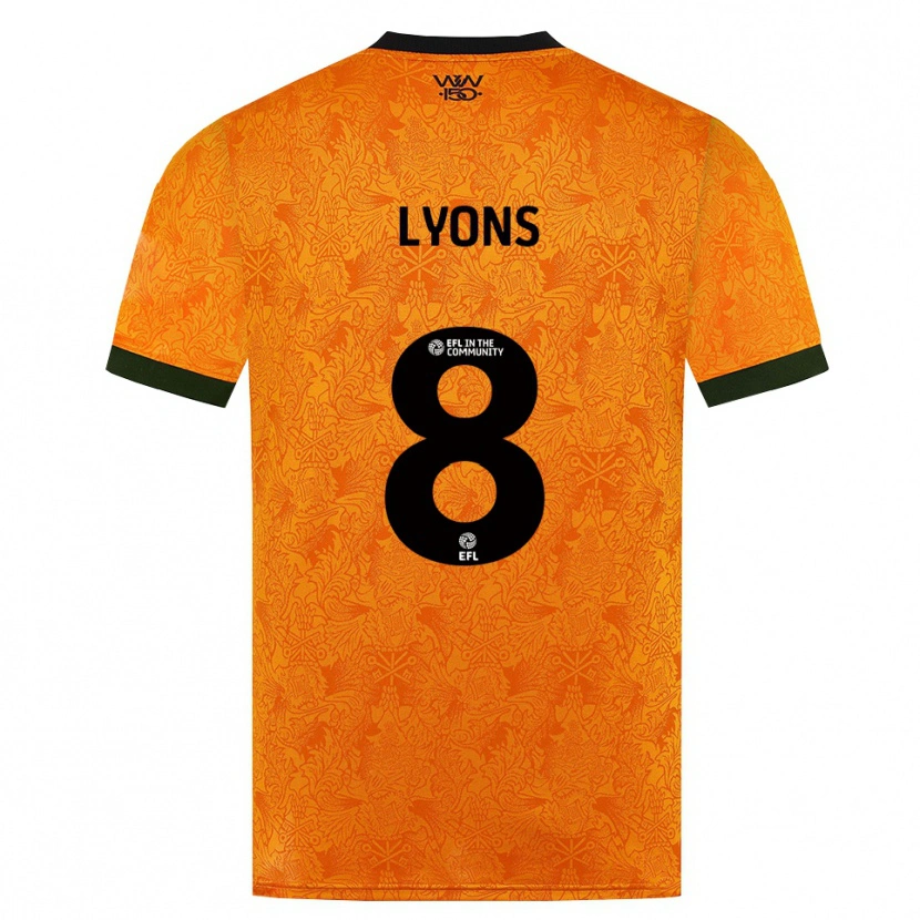 Danxen Kinder Connor Lyons #8 Orange Schwarz Heimtrikot Trikot 2026/27 T-Shirt Österreich