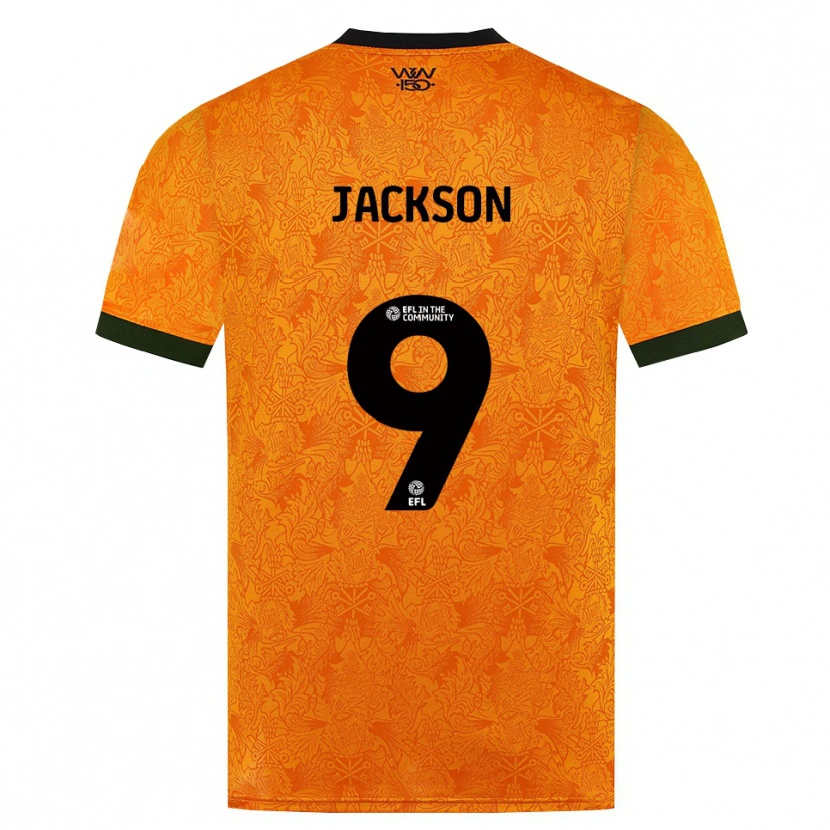 Danxen Kinder Ricky Jackson #9 Orange Schwarz Heimtrikot Trikot 2026/27 T-Shirt Österreich