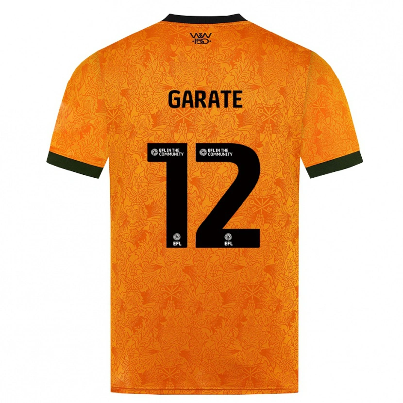 Danxen Kinder Julian Garate #12 Orange Schwarz Heimtrikot Trikot 2026/27 T-Shirt Österreich
