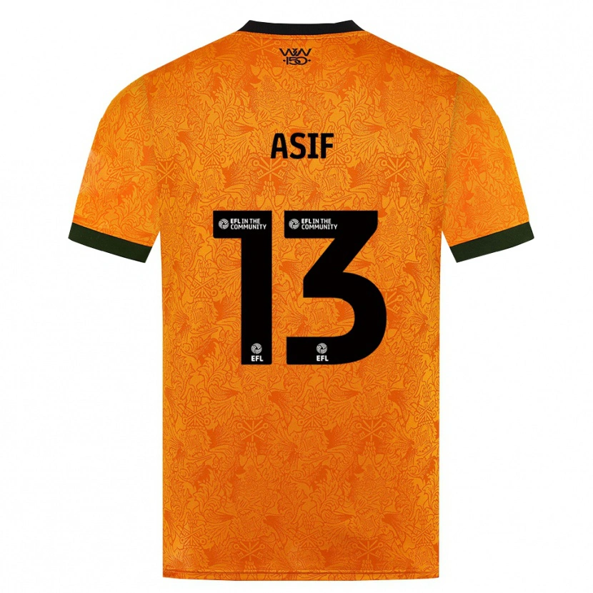Danxen Kinder Dawood Asif #13 Orange Schwarz Heimtrikot Trikot 2026/27 T-Shirt Österreich