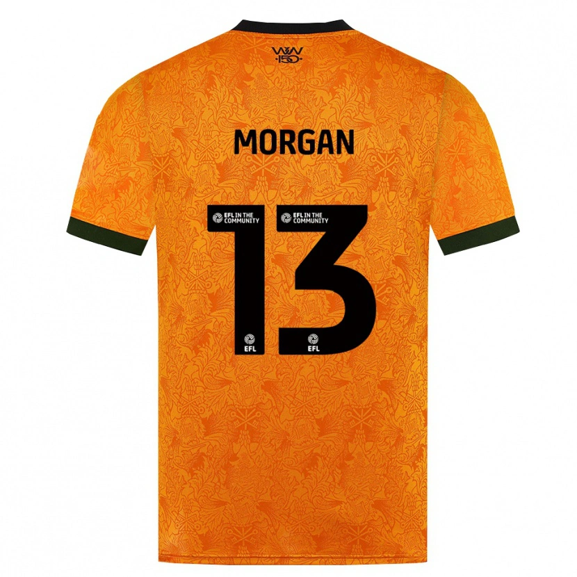 Danxen Kinder Bobby Morgan #13 Orange Schwarz Heimtrikot Trikot 2026/27 T-Shirt Österreich
