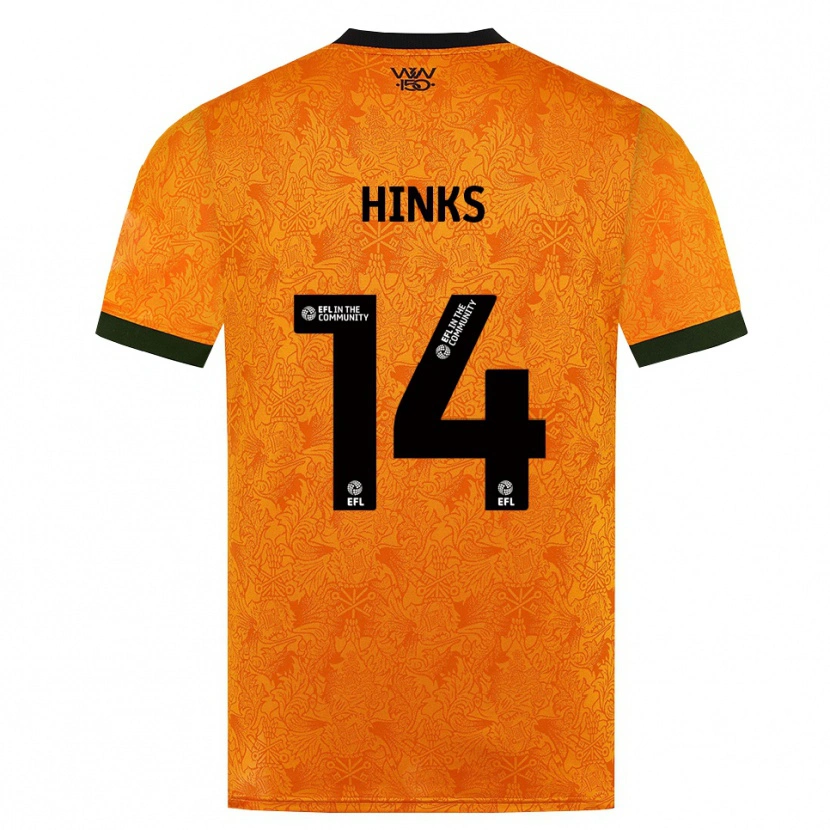 Danxen Kinder Max Hinks #14 Orange Schwarz Heimtrikot Trikot 2026/27 T-Shirt Österreich