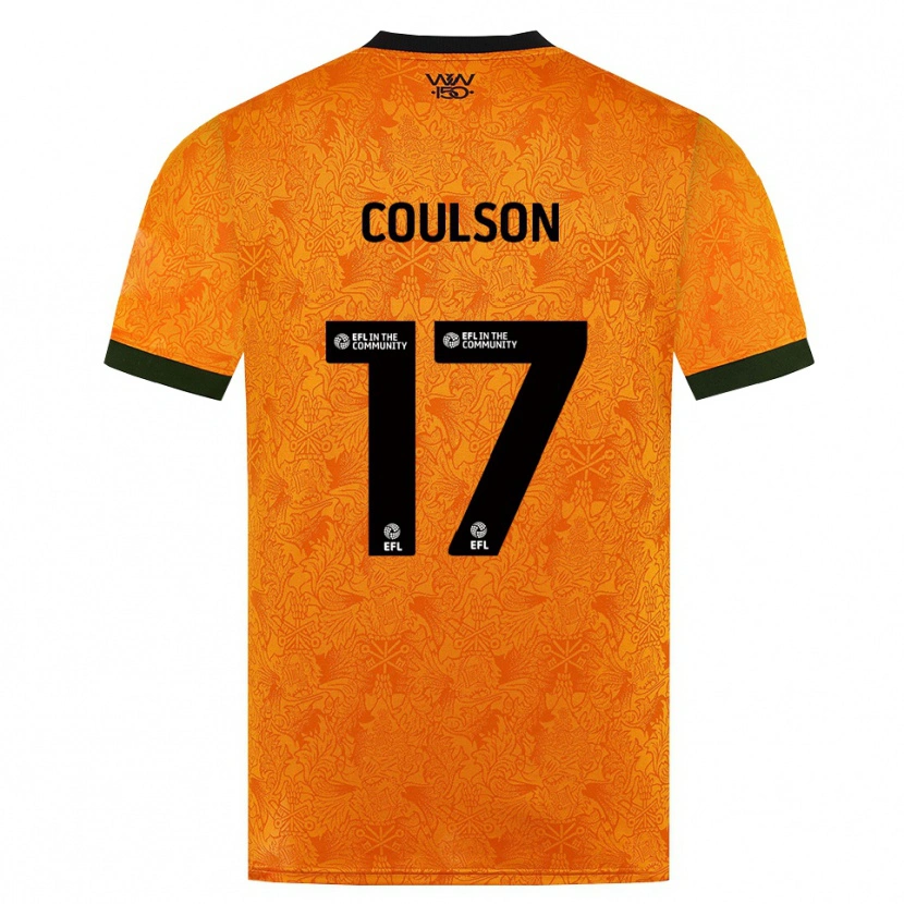 Danxen Kinder Tyler Coulson #17 Orange Schwarz Heimtrikot Trikot 2026/27 T-Shirt Österreich