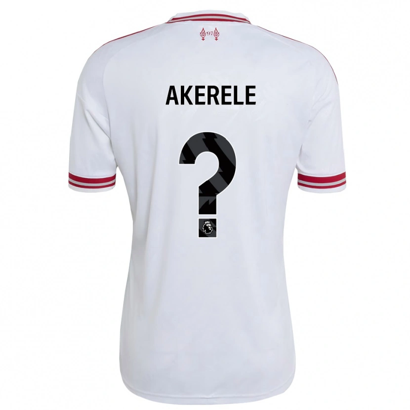 Danxen Kinder Kobi Akerele #0 Rot Weiß Auswärtstrikot Trikot 2026/27 T-Shirt Österreich
