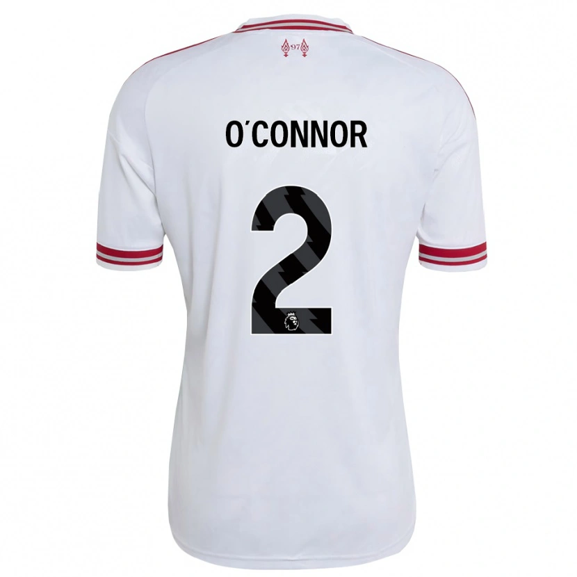 Danxen Kinder Oliver O'connor #2 Rot Weiß Auswärtstrikot Trikot 2026/27 T-Shirt Österreich