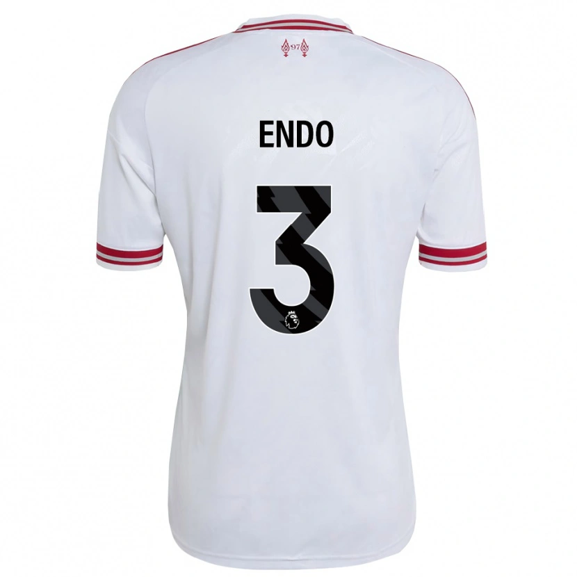 Danxen Kinder Wataru Endo #3 Rot Weiß Auswärtstrikot Trikot 2026/27 T-Shirt Österreich