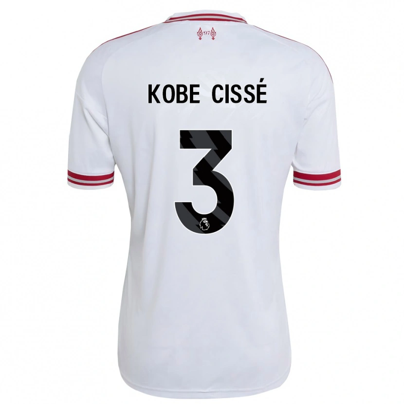 Danxen Kinder Prince Cissé #3 Rot Weiß Auswärtstrikot Trikot 2026/27 T-Shirt Österreich