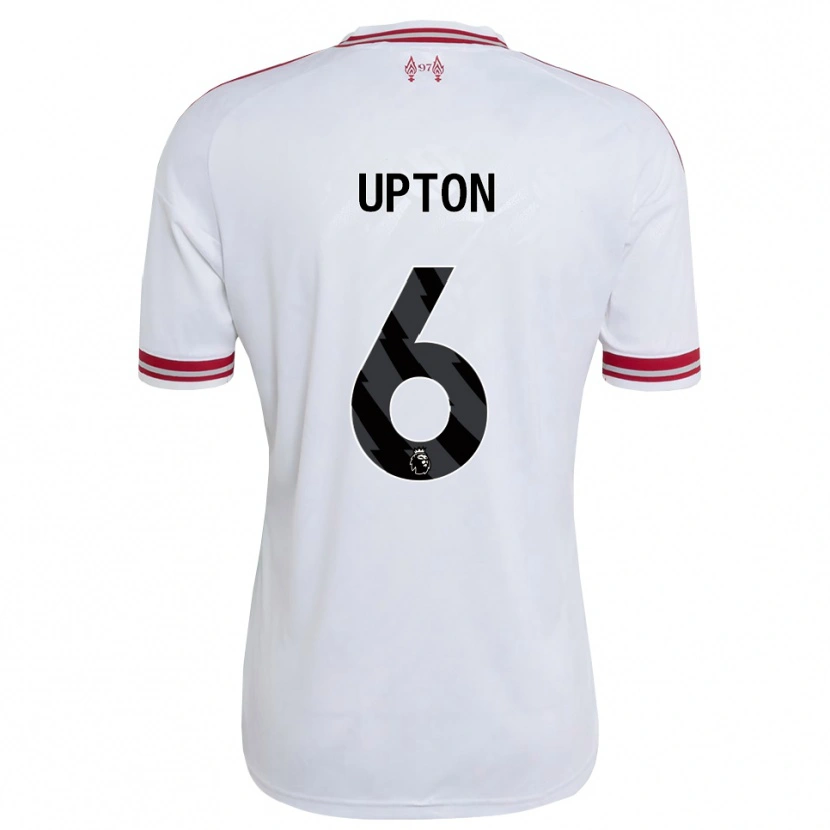 Danxen Kinder Joe Upton #6 Rot Weiß Auswärtstrikot Trikot 2026/27 T-Shirt Österreich