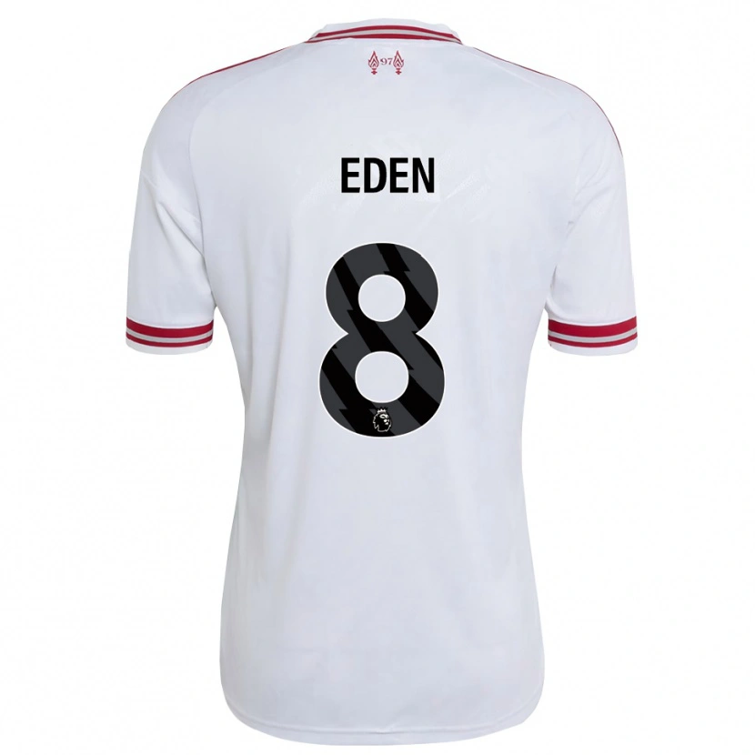 Danxen Kinder Luca Eden #8 Rot Weiß Auswärtstrikot Trikot 2026/27 T-Shirt Österreich