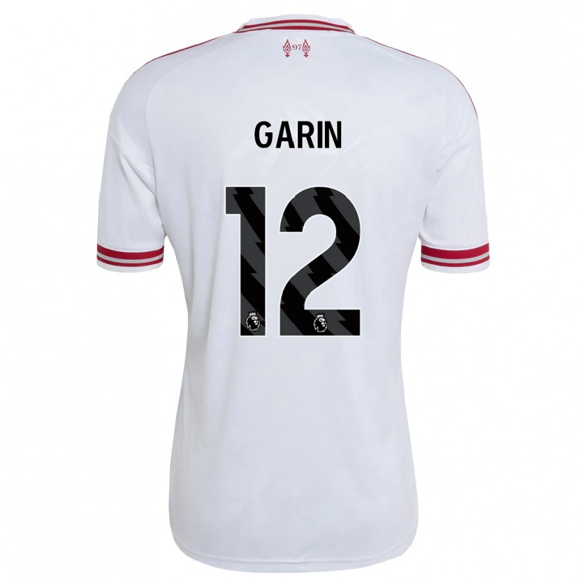 Danxen Kinder Isaiah Garin #12 Rot Weiß Auswärtstrikot Trikot 2026/27 T-Shirt Österreich