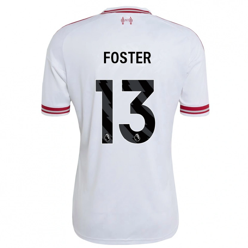 Danxen Kinder Rylee Foster #13 Rot Weiß Auswärtstrikot Trikot 2026/27 T-Shirt Österreich