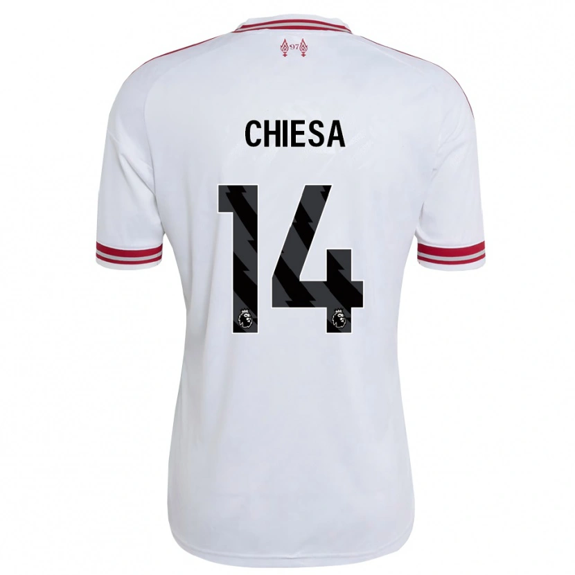 Danxen Kinder Federico Chiesa #14 Rot Weiß Auswärtstrikot Trikot 2026/27 T-Shirt Österreich