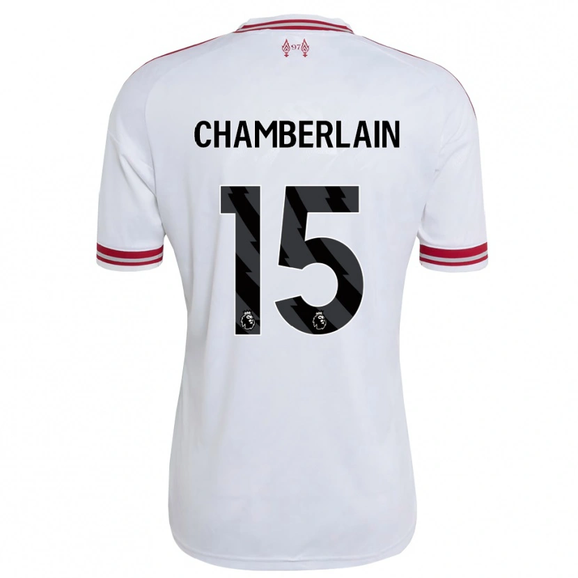 Danxen Kinder Alex Oxlade Chamberlain #15 Rot Weiß Auswärtstrikot Trikot 2026/27 T-Shirt Österreich