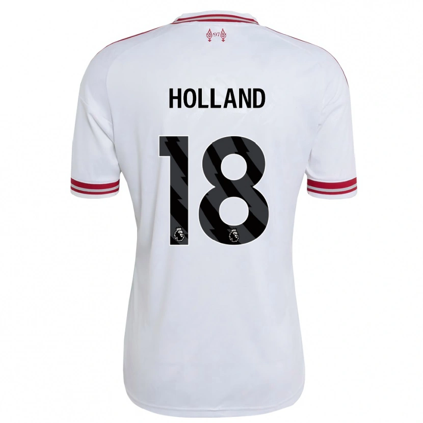 Danxen Kinder Ceri Holland #18 Rot Weiß Auswärtstrikot Trikot 2026/27 T-Shirt Österreich