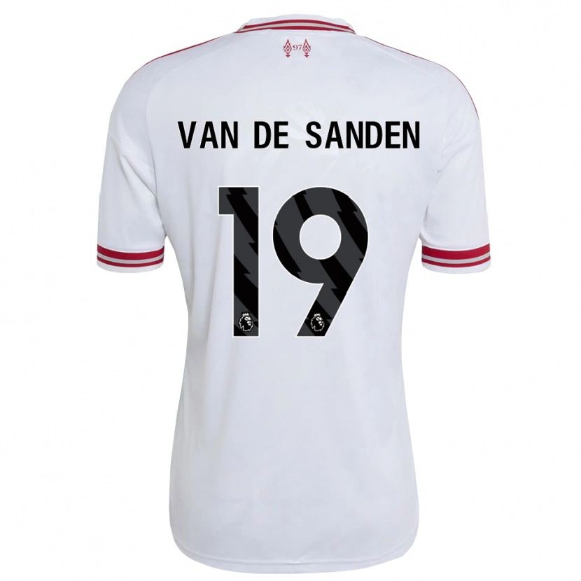 Danxen Kinder Shanice Van De Sanden #19 Rot Weiß Auswärtstrikot Trikot 2026/27 T-Shirt Österreich