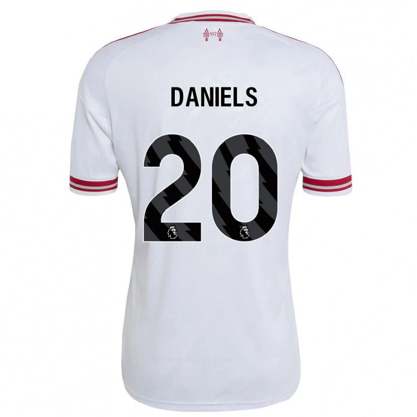 Danxen Kinder Yana Daniels #20 Rot Weiß Auswärtstrikot Trikot 2026/27 T-Shirt Österreich