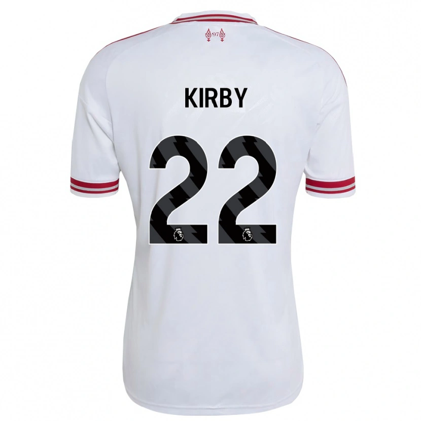 Danxen Kinder Faye Kirby #22 Rot Weiß Auswärtstrikot Trikot 2026/27 T-Shirt Österreich