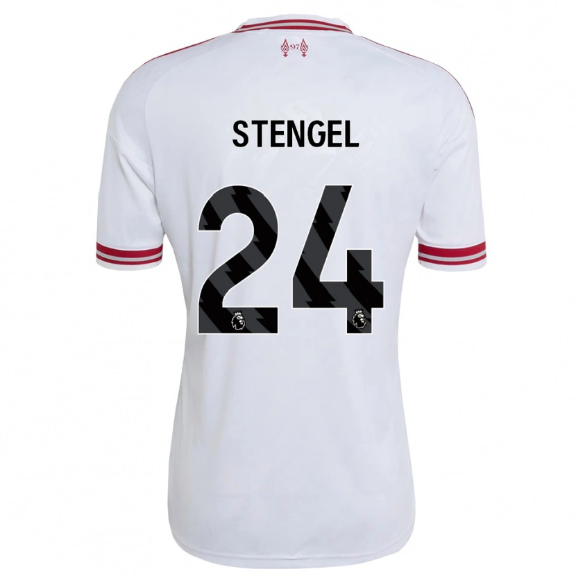 Danxen Kinder Katie Stengel #24 Rot Weiß Auswärtstrikot Trikot 2026/27 T-Shirt Österreich