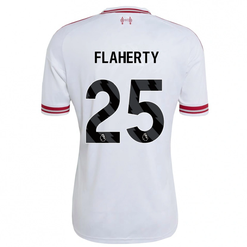 Danxen Kinder Gilly Flaherty #25 Rot Weiß Auswärtstrikot Trikot 2026/27 T-Shirt Österreich