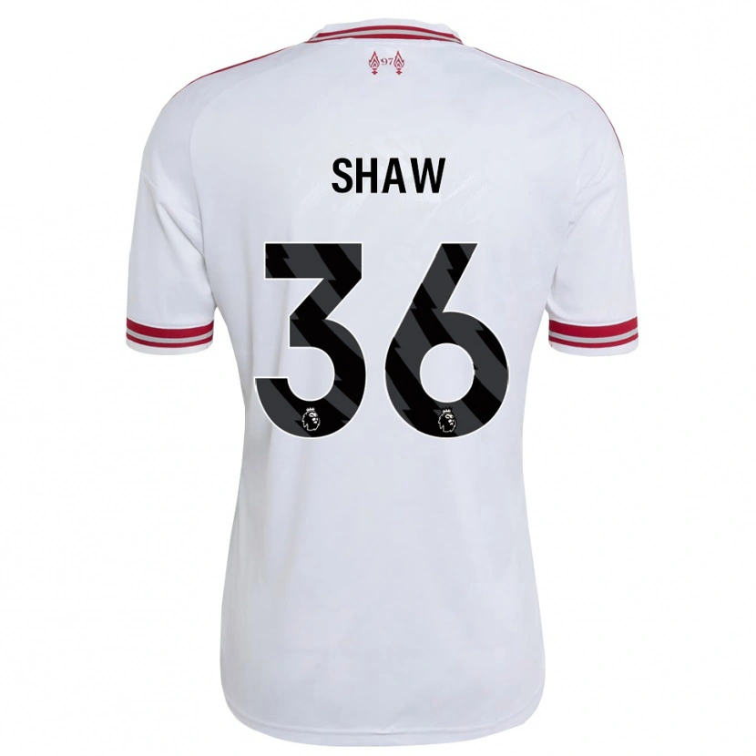 Danxen Kinder Zara Shaw #36 Rot Weiß Auswärtstrikot Trikot 2026/27 T-Shirt Österreich