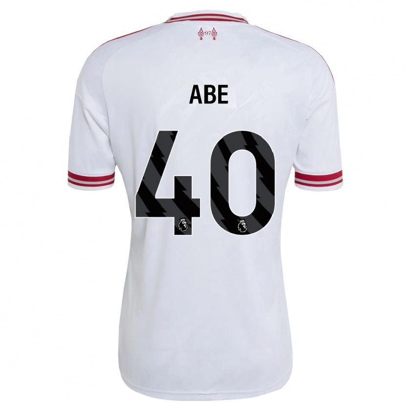Danxen Kinder Joshua Abe #40 Rot Weiß Auswärtstrikot Trikot 2026/27 T-Shirt Österreich