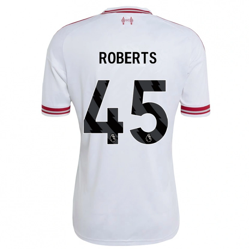 Danxen Kinder Iwan Roberts #45 Rot Weiß Auswärtstrikot Trikot 2026/27 T-Shirt Österreich