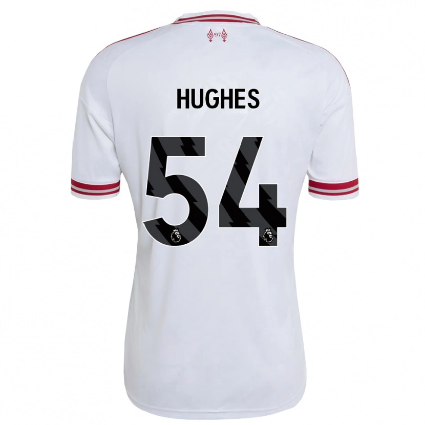 Danxen Kinder Liam Hughes #54 Rot Weiß Auswärtstrikot Trikot 2026/27 T-Shirt Österreich