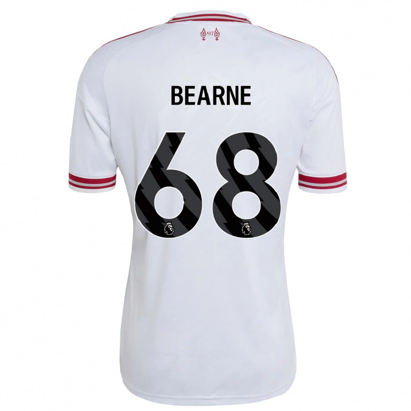 Danxen Kinder Jack Bearne #68 Rot Weiß Auswärtstrikot Trikot 2026/27 T-Shirt Österreich