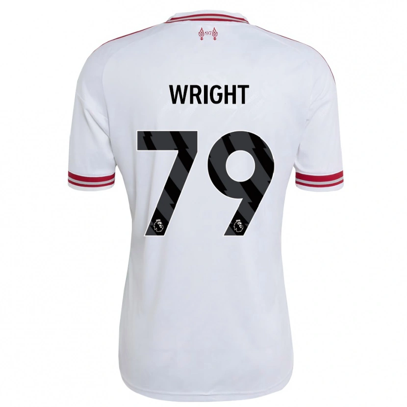 Danxen Kinder Will Wright #79 Rot Weiß Auswärtstrikot Trikot 2026/27 T-Shirt Österreich