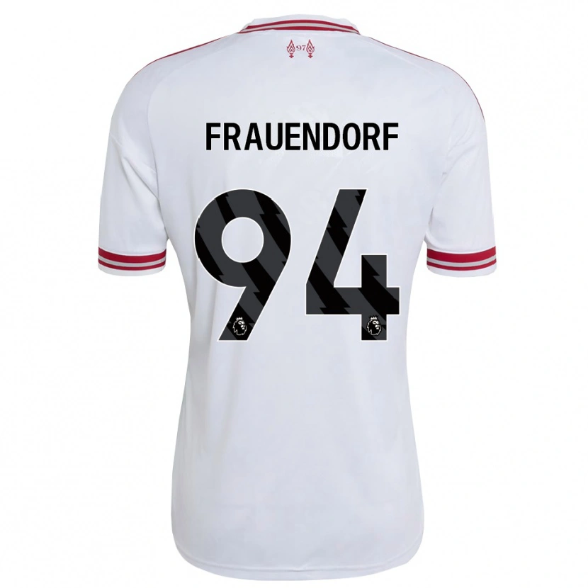 Danxen Kinder Melkamu Frauendorf #94 Rot Weiß Auswärtstrikot Trikot 2026/27 T-Shirt Österreich