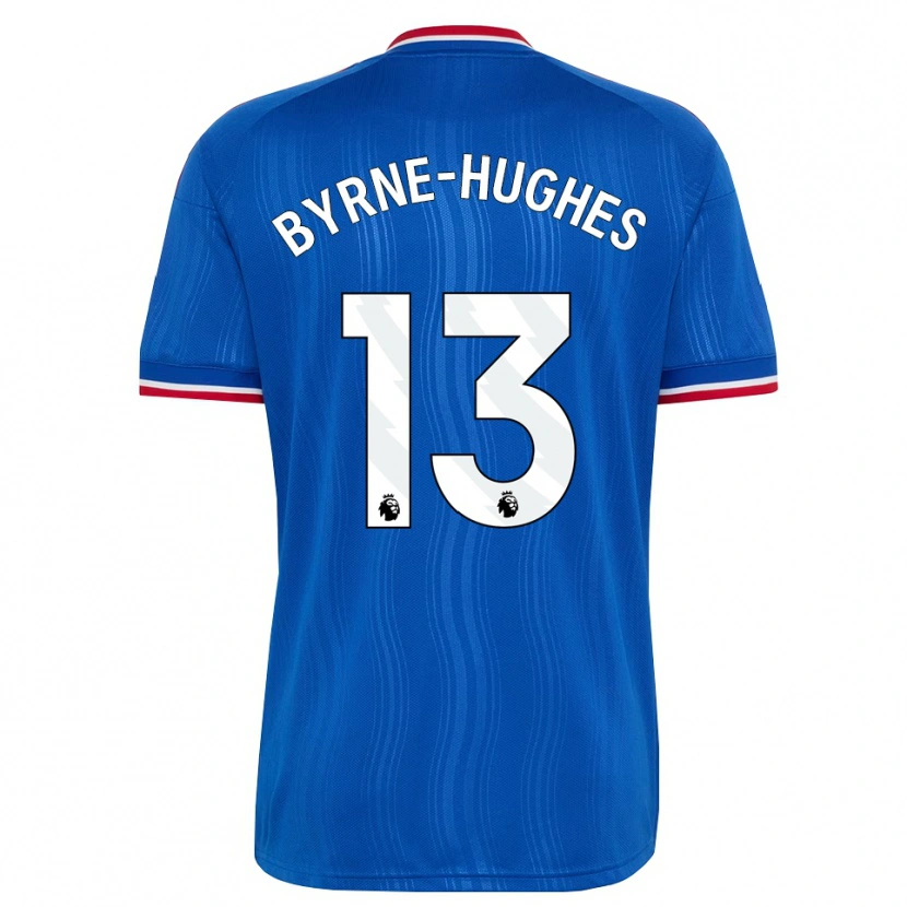 Danxen Kinder Cameron Byrne-Hughes #13 Blau Weiß Rot Auswärtstrikot Trikot 2026/27 T-Shirt Österreich