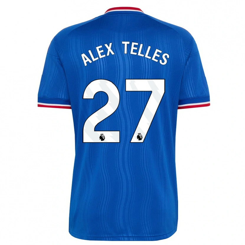 Danxen Kinder Alex Nicolao Telles #27 Blau Weiß Rot Auswärtstrikot Trikot 2026/27 T-Shirt Österreich
