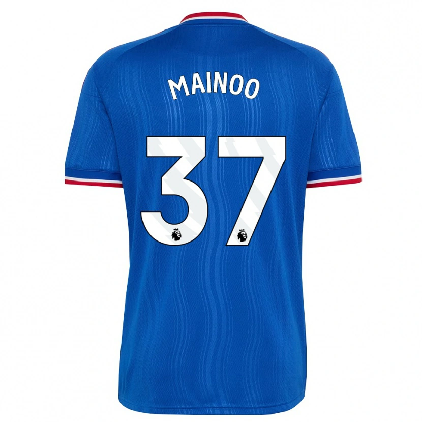 Danxen Kinder Kobbie Mainoo #37 Blau Weiß Rot Auswärtstrikot Trikot 2026/27 T-Shirt Österreich